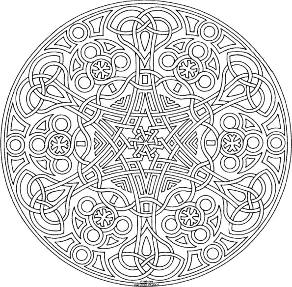 Geometric Snowflake title=